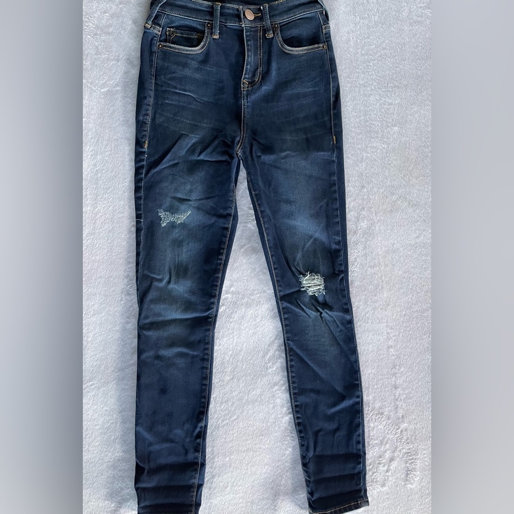 True Religion Women's CAIA Ultra High Rise Supper Skinny Fit Jean